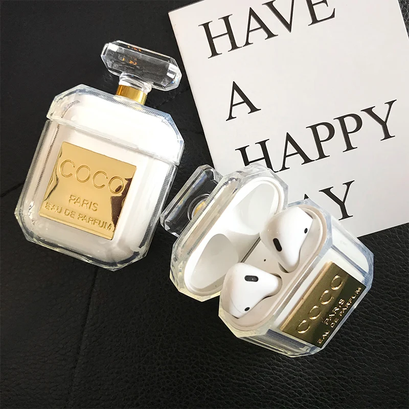 Fashion Perfume bottle Silicone Case For Airpods Earphone protective cover Bluetooth Wireless Earphone Charging Box case bags  (6)