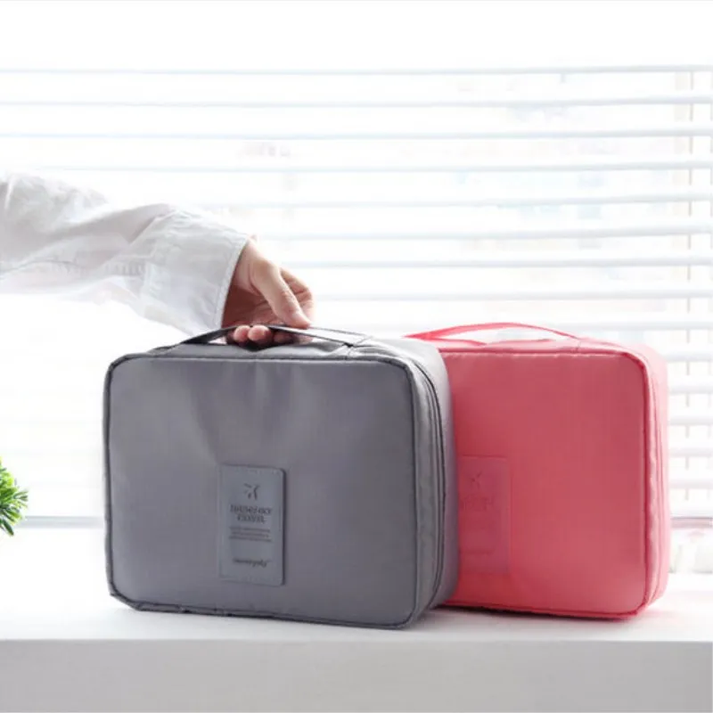 Kopen Reizen Opbergtas Grote capaciteit Waszak Cosmetische Opbergtas multifunctionele Reizen Opslag Pouch Polyester Materiaal