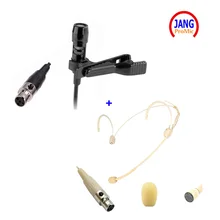 Professional Headset Microphone and Lavalier Microfone Condenser for Shure Wireless Transmitter System XLR Mini 4pin Mickrofon