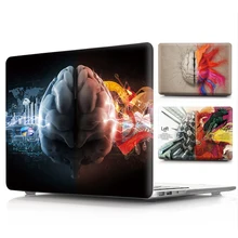 Чехол для Macbook retina 12 A1534, чехол для ноутбука с мультяшным мозгом, жесткий ПВХ защитная крышка для Macbook retina 12 A1534, чехол для ноутбука