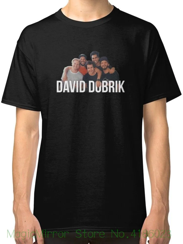 

David Dobrik Men's Black Tshirt Tees Clothing Printed Summer Style Tees Male Harajuku Top Fitness Brand Clothing