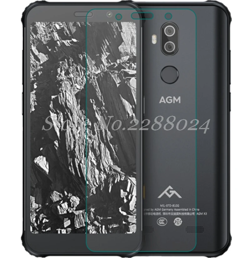 

Smartphone 9H Tempered Glass for AGM X3 6" GLASS Protective Film Screen Protector cover phone
