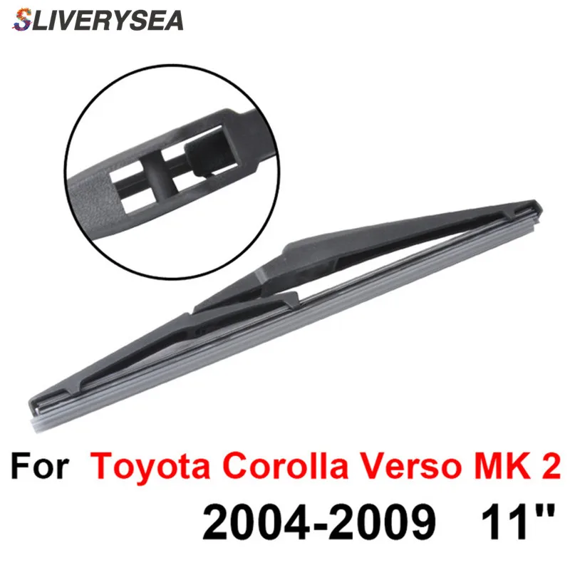 

Rear Windscreen Wiper No Arm For Toyota Corolla Verso MK 2 2004-2009 11'' 5 door MPV High Quality Iso9000 Natural Rubber