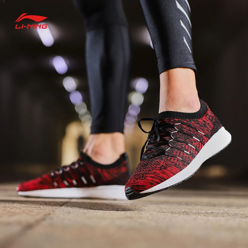 Li-Ning, мужская спортивная обувь со скоростной звездой, амортизирующая обувь для бега, светильник, спортивная обувь с дышащей подкладкой ARHN109 SJAS18 - Цвет: ARHN109-5H