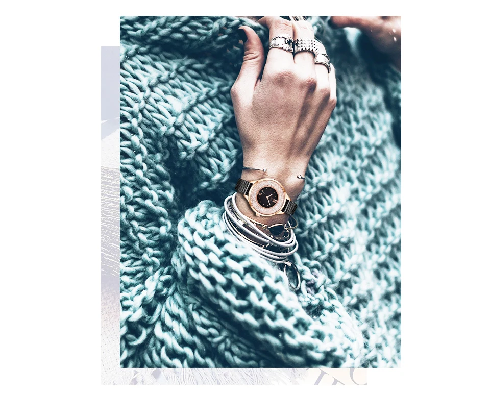 IBSO Brand Women Fashion Watch 2018 Mesh Strap Watch Female Watch 15