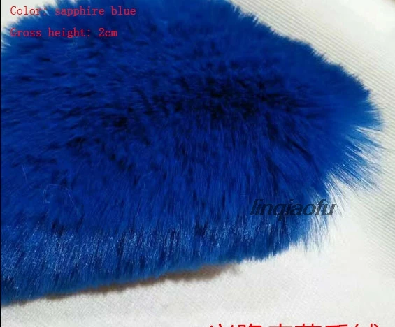 

solid color imitation rabbit hair Korean velvet sofa cushion shawl artificial large fur plush blended fabric