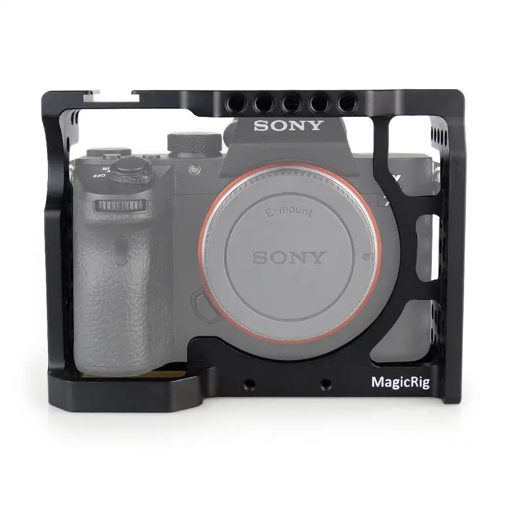 MAGICRIG клетка для камеры со стандартным холодным башмаком для камеры sony A7RIII/A7RII/A7MII/A7SII/A7III/A7II - изображение