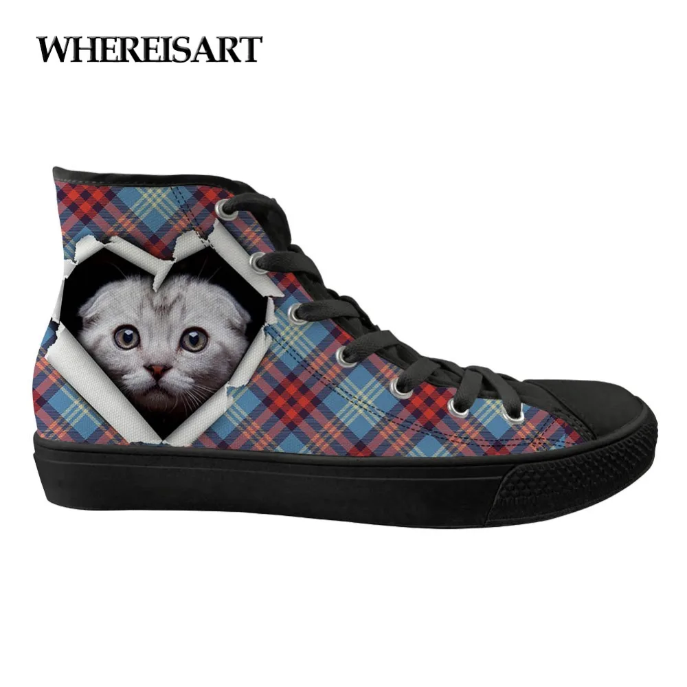 

WHEREISART Shoes Woman Designer Hot-Top Canvas Flats Tennis Shoes Platforms Women High Top Sneakers Bayan Ayakkabi Scarpe Donna