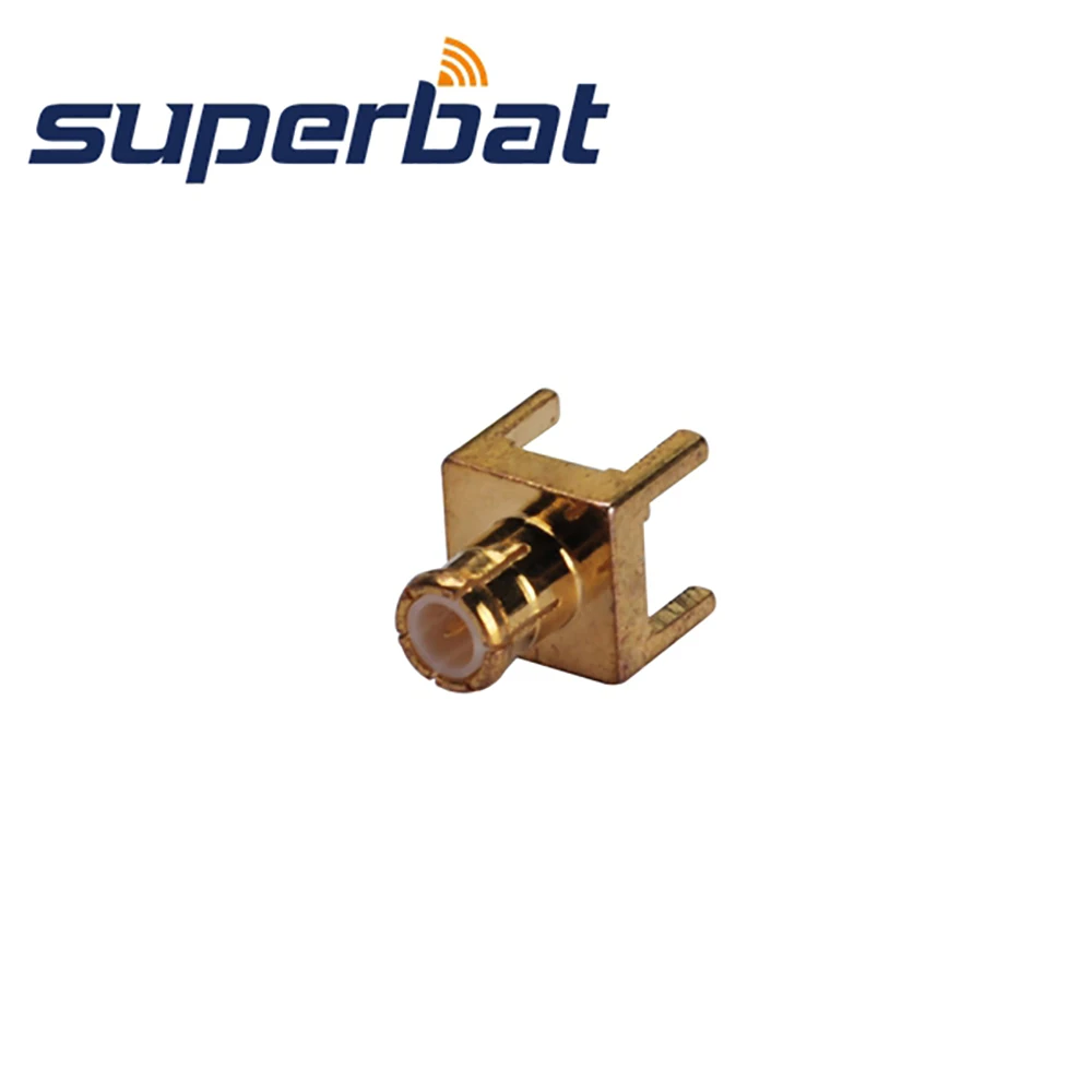 RF Coaxial Connector Male PCB Mount for Electronic Components