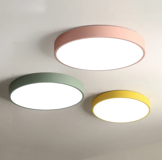 

Modern ultra-thin 5CM LED Ceiling Lamp multicolor art LED remote control Ceiling Lights for Living room Family home lighting