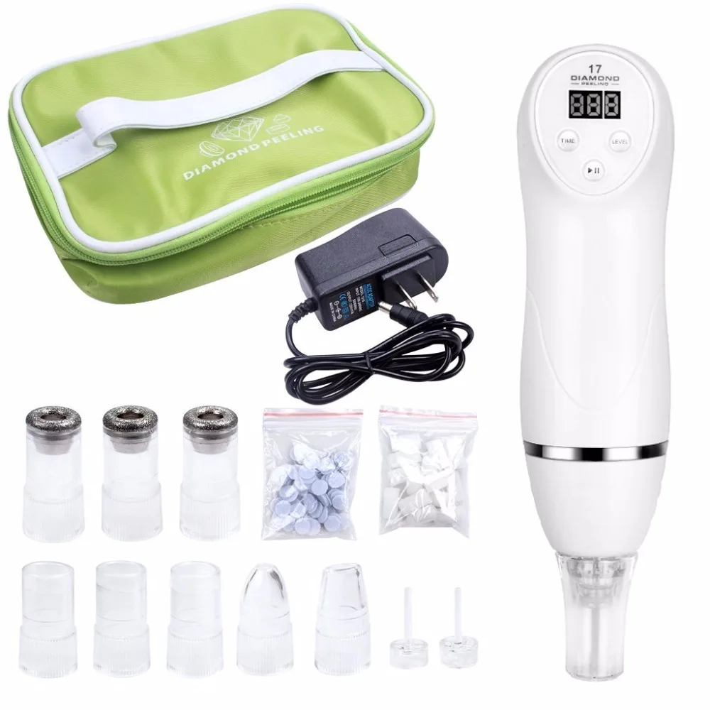 

Electric Diamond Dermabrasion Pen Vacuum Massage Skin Peeling Facial Skin Care Salon Equipment Blackhead Removal Machine