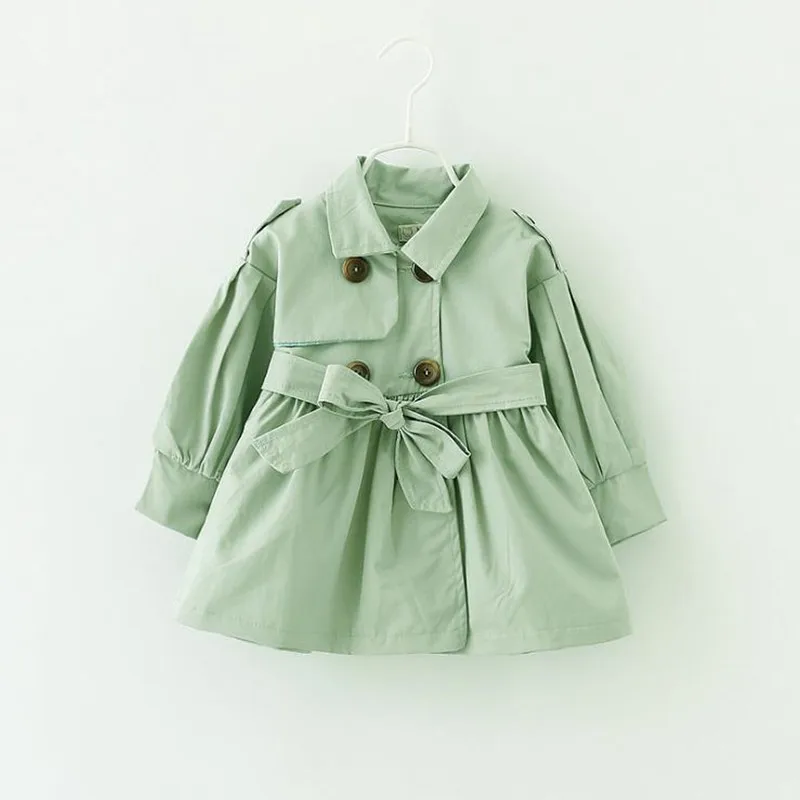 2017 Spring Autumn font b Baby b font Girl Jacket Candy Color Girls Windbreaker Lantern Sleeve