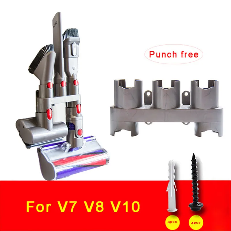 

Vacuum Cleaner Part Storage Holder for Dyson V10, V8, V7 Absolute Brush Stand Tool Nozzle Base Bracket Docks Station Accessories