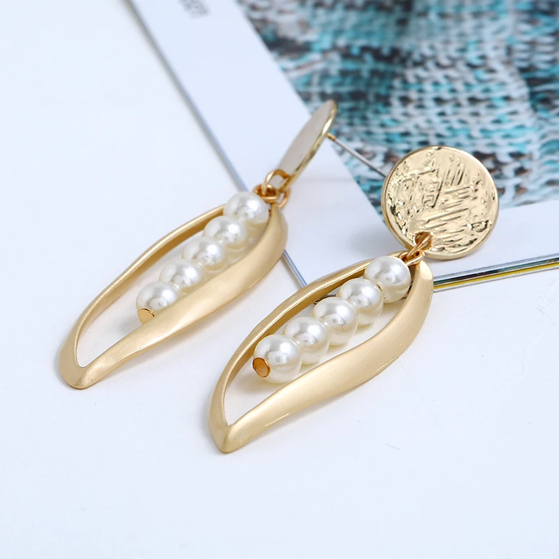baroque pearl Drop earrings (4)