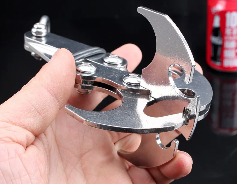 

350 pcs/Lot free shipping Stainless Steel Gravity grapple Outdoor Climbing Multi-function Mountaineering Hook Small Claw Hook