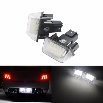 

ANGRONG No Error LED License Number Plate Light For Citroen Berlingo M49 M59 B9 C3 C4 C5 SAXO MK2 Xsara Picasso (CA215)