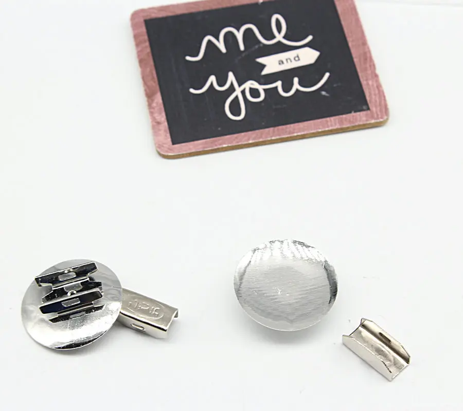 

100 sets Blank Hair Ring Holders Findings 18mm-25mm Bezel Cabochons tray Bases with clasps for Elastic Hair Band Headband Diy
