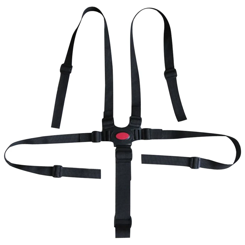 

Universal Baby 5 Point Harness Safe Belt Seat Belts For Stroller High Chair Pram Buggy Children Kid Pushchair 360 Rotating Hoo