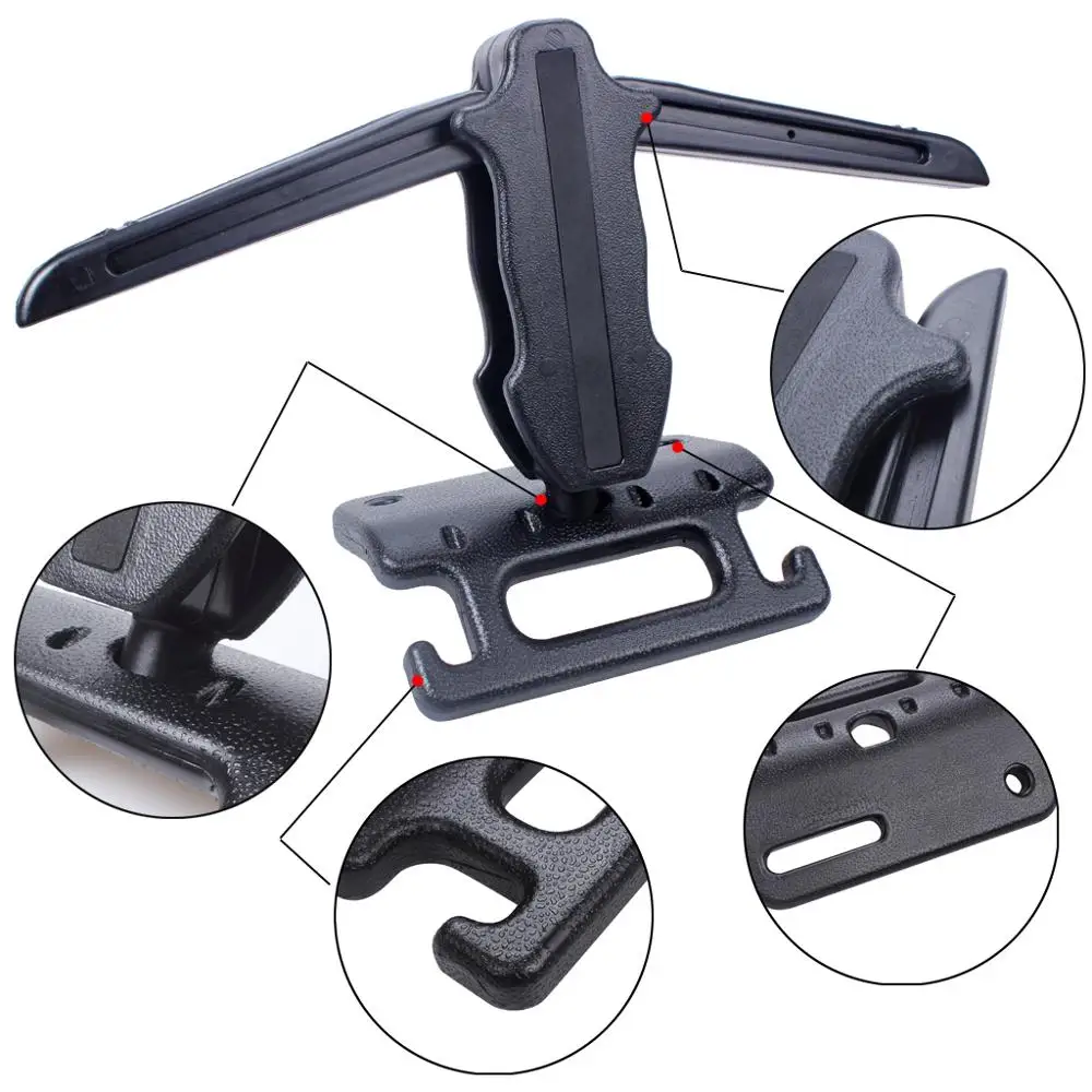 Universal Car Vehicle Back Seat Headrest Hanger Foldable Vehicle Hanger Hook  Holder for Bag Purse Coat Clothes Grocery (5)