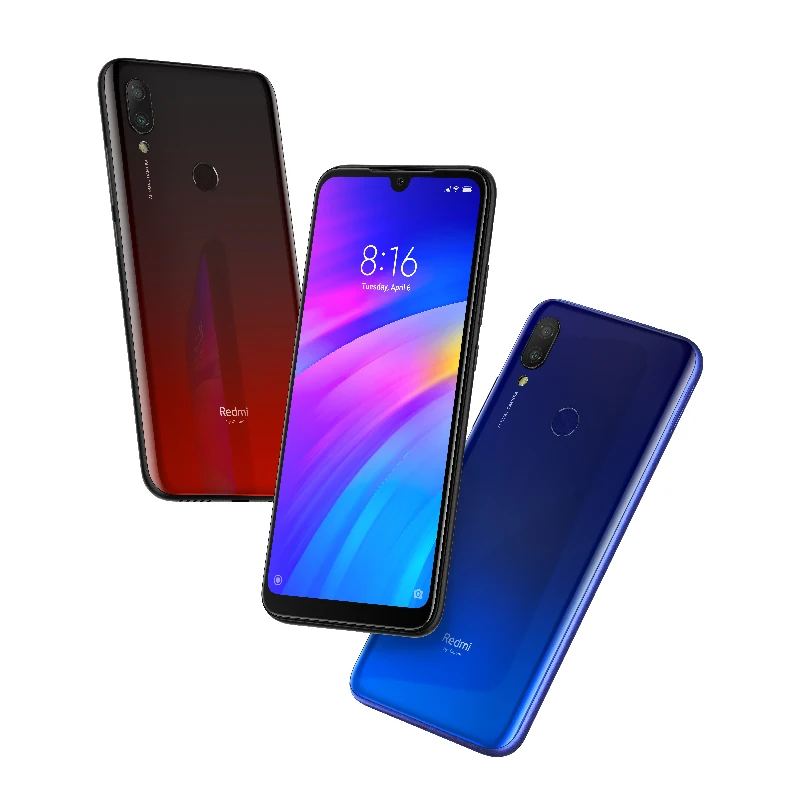 Оригинальный Xiaomi Redmi 7 4 Гб 64 мобильный телефон 6 26 ''Snapdragon 632 двойная камера 12MP +