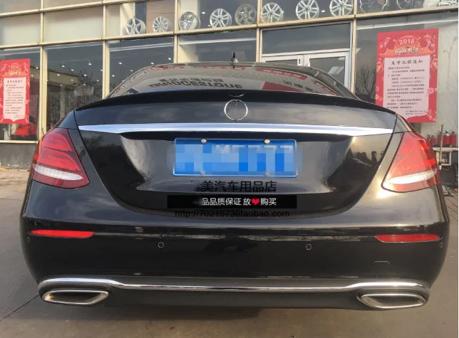 Для Benz E class W213 спойлер e43 стиль ABS Материал заднее крыло автомобиля праймер краска