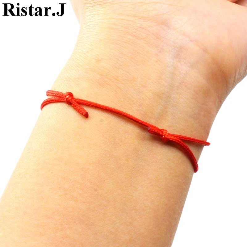 3 шт./лот, простой счастливый красный браслет для женщин, модное ювелирное изделие, изящные браслеты и браслеты, милый подарок