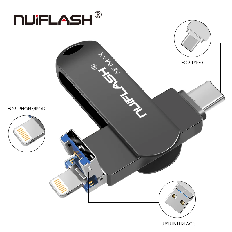 Стиль nuiflash USB флеш-накопители 32 Гб 64 Гб большой емкости модный флеш-накопитель 4 ГБ 8 ГБ 16 ГБ карта памяти 128 ГБ флешка