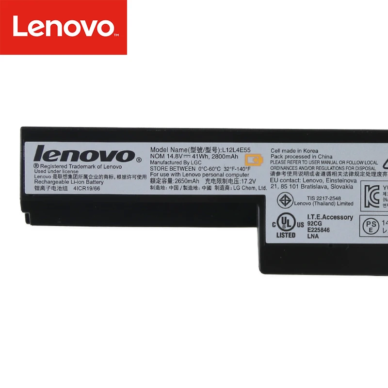 Оригинальный аккумулятор для ноутбука lenovo M4400 M4450 V4400 L12L4E55 L12M4E55