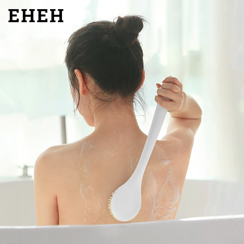 

EHEH Skin Care Exfoliating long handle body wash SPA soft Bristle bath Brush Shower Back Massage Cleaning Brush Bathroom