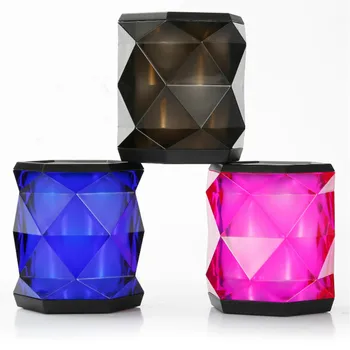 

Colorful Night Lamp Rechargeable Bluetooth Speaker Wireless Subwoofer Outdoor Bathroom Speaker Hands Free Speaker Home Decor