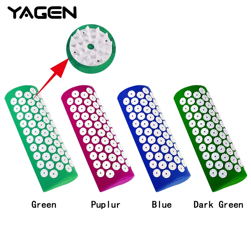 Акупрессура коврик массажер снимает стресс тела Боль коврик естественное облегчение стресс Массаж тела Подушка с сумкой