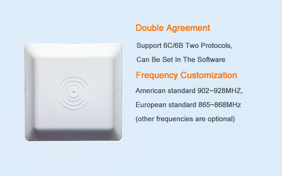 OULET UHF Rfid Reader  8m Long distance range with    8dbi Antenna free sdk RS232RS485 Wiegand 2634 Read Integrative UHF Reader