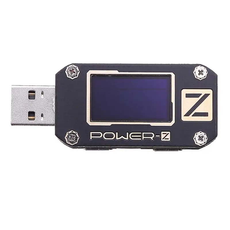 ChargerLAB мощность-Z USB тестер PD цифровой Напряжение и ток пульсация двойной тип-c KM001 метр банк питания детектор