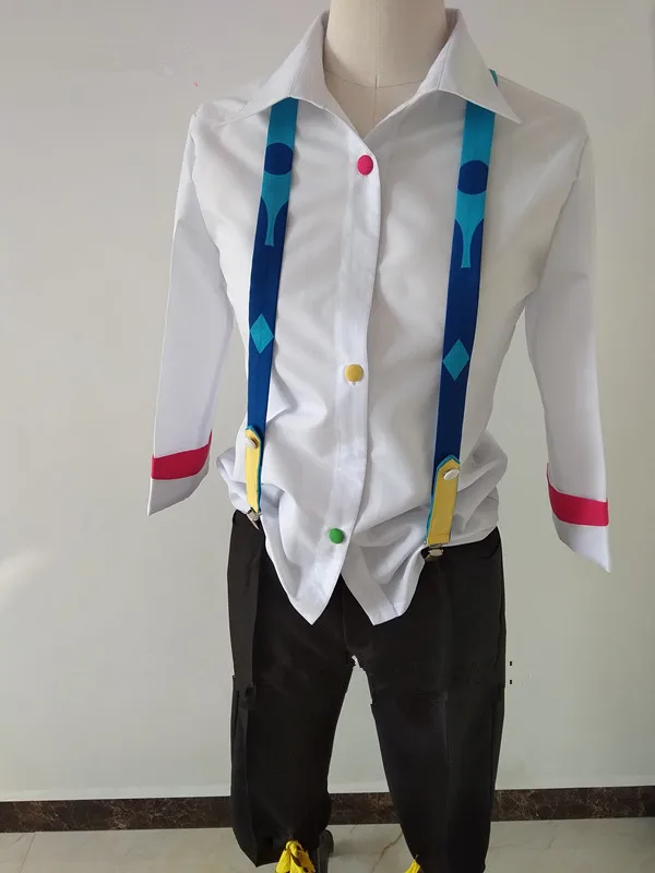 

Tokyo Ghoul Cartoon Anime cosplay JUZO SUZUYA REI Halloween Man Woman S-2XL Costume Top+pants+straps+shoes+leggings+card+sticker