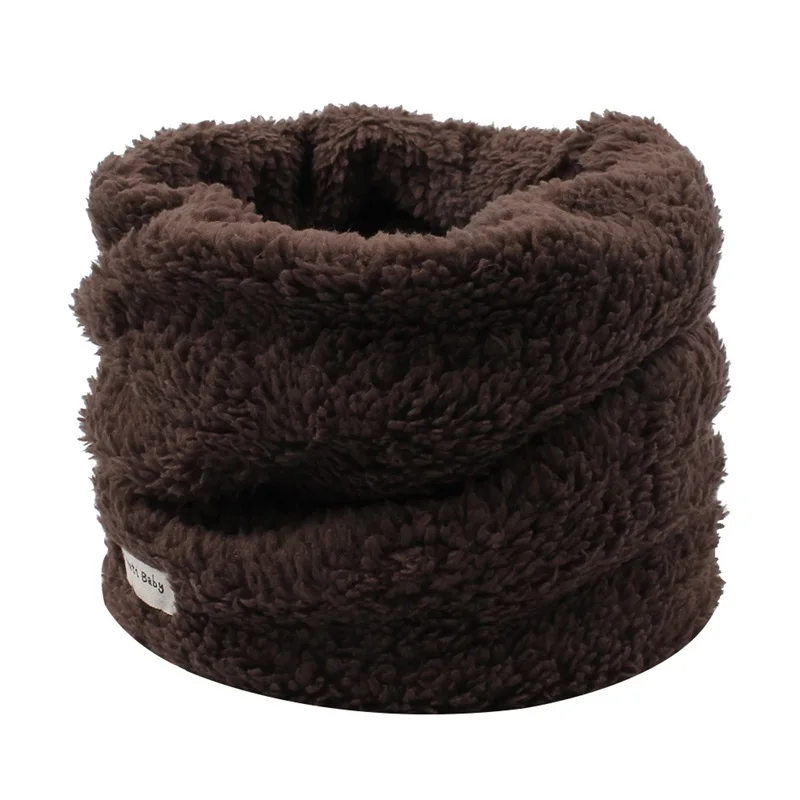 Fleece Baby Boys Girls Scarf Warm Winter Autumn Kids Collar Scarf Neck Warmer Children Scarf Casual Baby Boys Clothing 1-6Y (8)(2)