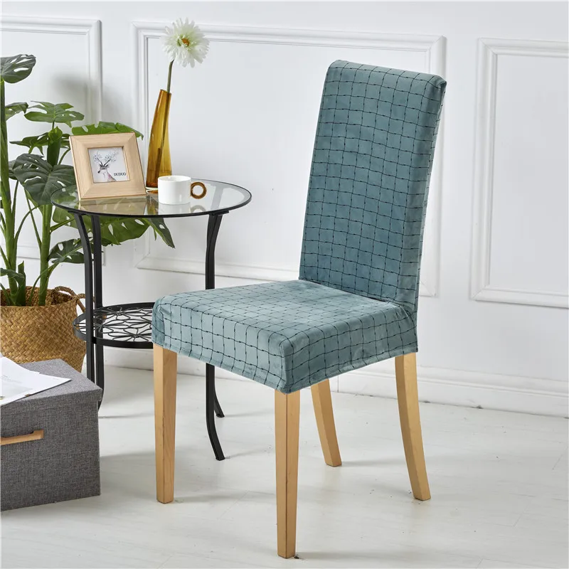 Covers For Dining Chairs Free Shipping Stretch Chair Cover Spandex Universal Seat Living Room | Дом и сад
