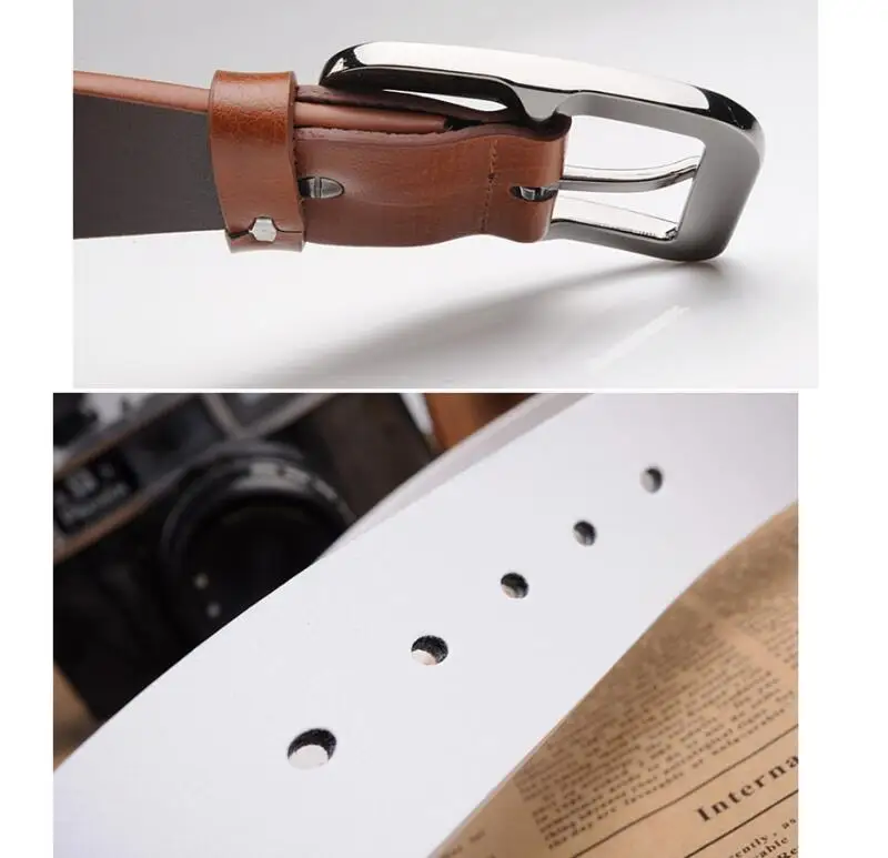 Ремень мужской кожаный с квадратной пряжкой 125 см XL XXL|125 cm|fashion leather beltleather belt |