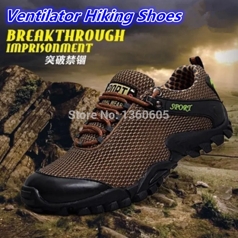 في الهواء الطلق ضوء الوزن تنفس المشي أحذية الرجال الرحلات outventure تسلق الصيد المشي رياضية أحذية senderismo sapatos