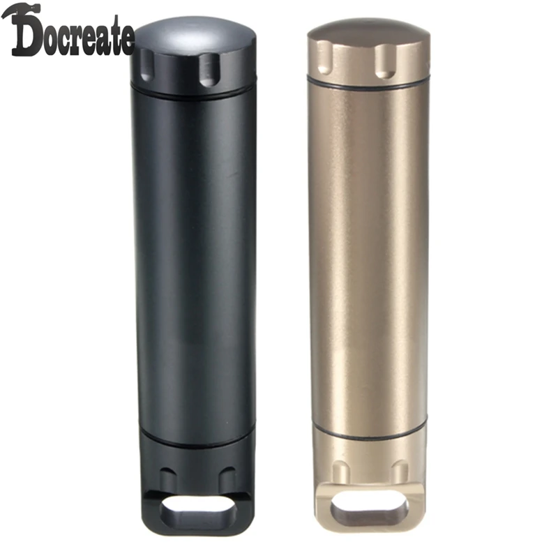 

Waterproof Case Container Capsule Seal Bottle Holder Survival Emergency Tool