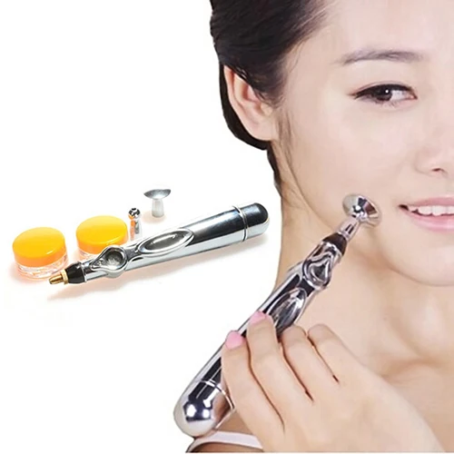 Electronic Acupuncture Pen Electric Meridians Laser Therapy Heal Massage Pen Meridian Energy Pen Relief Pain Tools