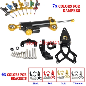 

Motorcycle Adjustable Steering Damper Bracket Mounting Kit For Honda CBR1000RR ABS SP 2008-2016 09 10 11 12 13 14 15 CBR1000 RR