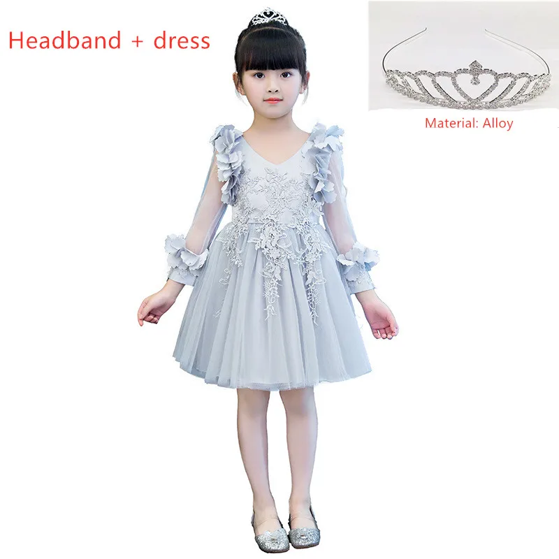 

Kids dresses for girls costume 3-13yrs High-end children's wedding dress pink tutu princess dress for wedding evening party wear