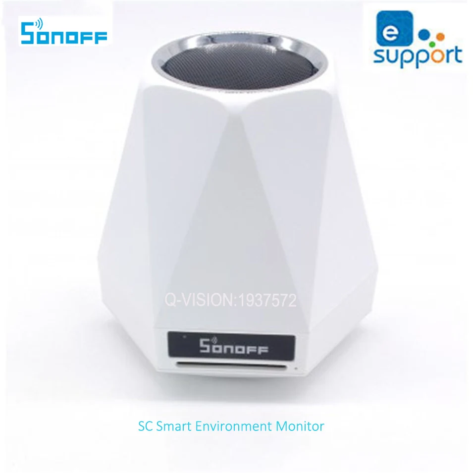 

Sonoff SC Smart Home Indoor WiFi Environment Monitor Centre Temperature, Humidity,Light Intensity, Air Quality Detect Automation
