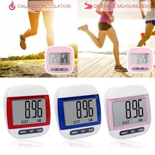 1x LCD Multifuctional Pedometer Step Distance Counter Sporting Tool Gym Fitness for Running and Walking Good for Health