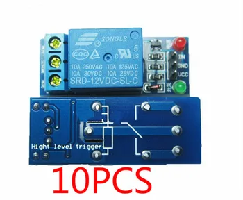 

10PCS 12V low level trigger 1 Channel Relay Module interface Board Shield For PIC AVR DSP ARM MCU Arduino Free Shipping