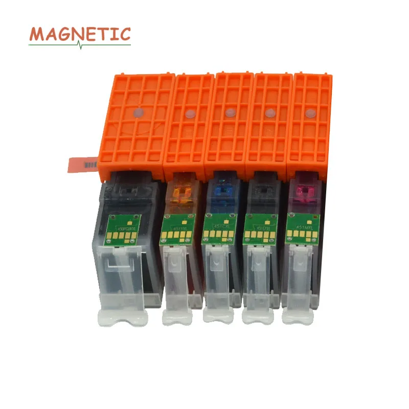5X 450 451 compatible ink cartridge For canon PGI450 PIXMA MG5440 MG5540 MG6440 Ip7240 MX924 IX6540 IX6840 450