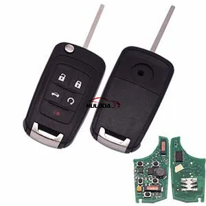 

For Chevrolet keyless 4+1 button remote key with 434mhz 7952 chip