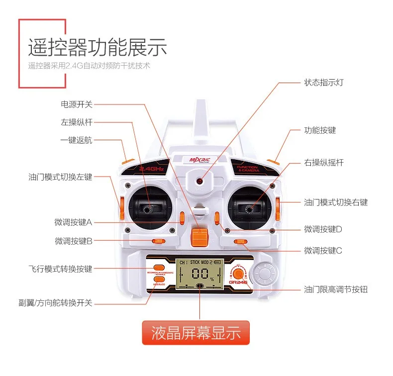 X101S MJX 2,4G 4CH 6-axis FPV WI-FI Камера Квадрокоптер с дистанционным управлением Drone Радиоуправляемый квадрокоптер Вертолет vs X8C X8W X8G H16 yizhan X6 V686G