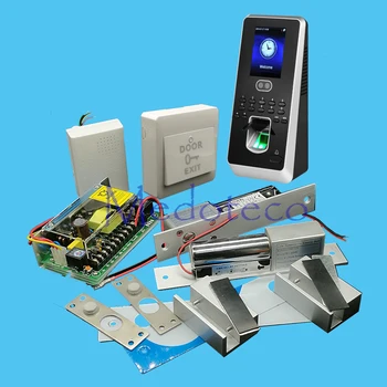 

DIY Face Access Control System Kit Double Glass Door Access Control Set Kit+Eletric Bolt Lock Two Door Access Control System