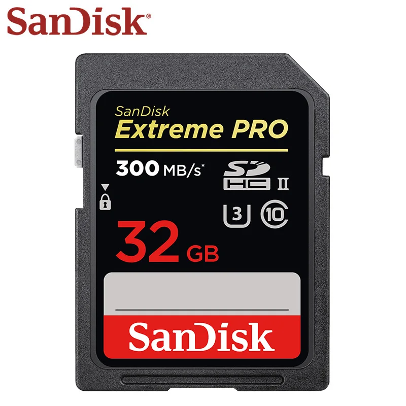 SD-Карта SanDisk Extreme Pro 300 дюйма 32 ГБ 64 128 | Компьютеры и офис